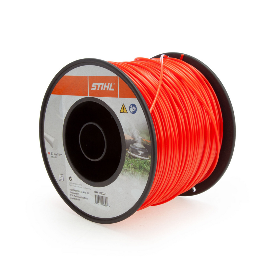 Stihl 00009302227 Nylon Line 2.7mm x 208m Round Red