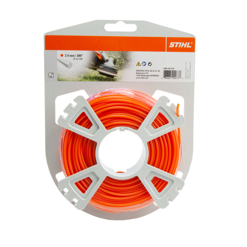 Stihl 00009302339 Nylon Line 2.4mm x 41m Round Orange