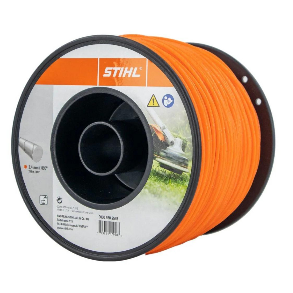 Stihl 00009302535 Nylon Line 2.4mm x 253m Round Orange