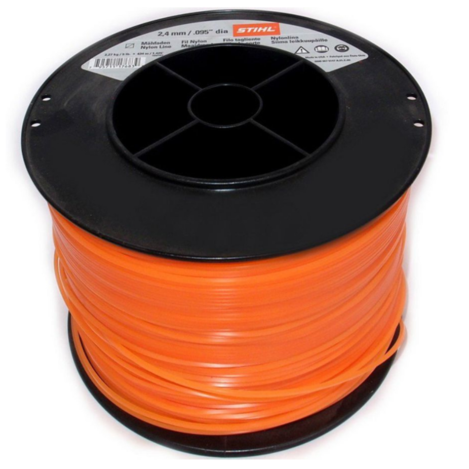 Stihl 00009302613 Nylon Line 2.4mm x 420m Square Orange