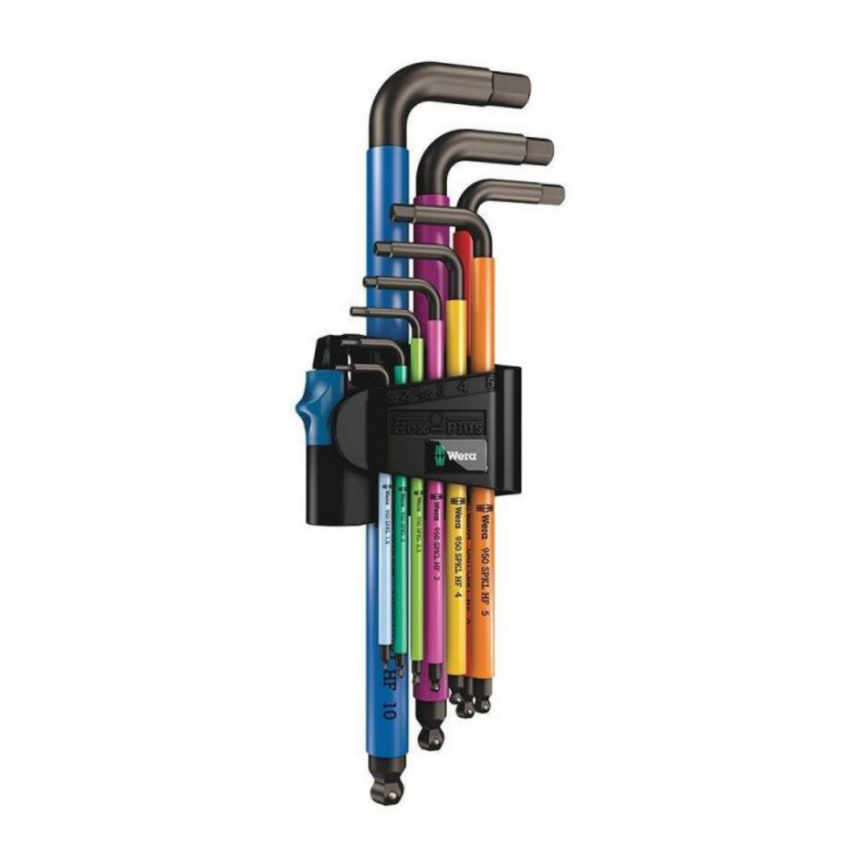 Wera 05022210001 Multicolour Allen Key Set-Long 9pc