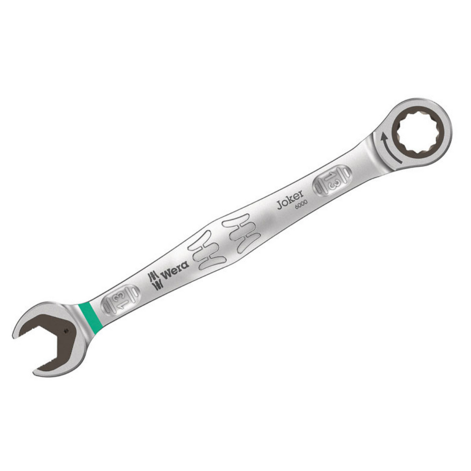 Wera 05073273001 6000 Joker Ratchet Combi Spanner 13mm