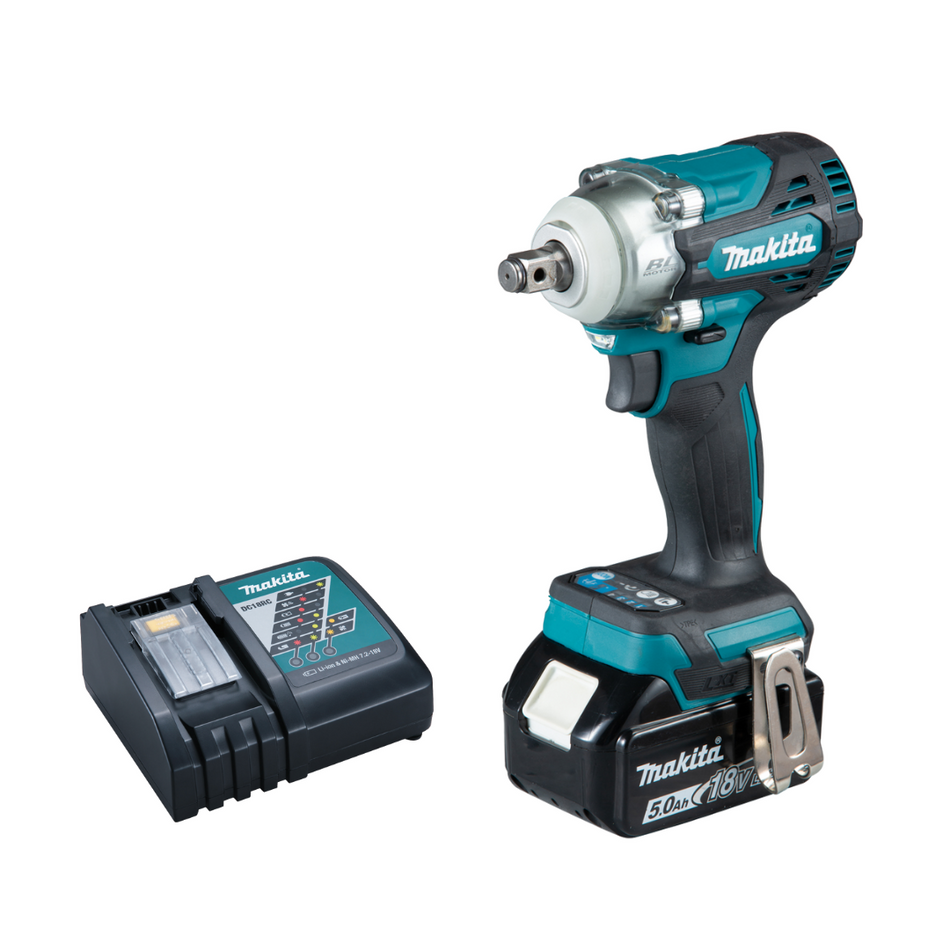 Makita DTW300TX1 18v LXT Brushless Impact Wrench Kit + 1 Battery and Chager