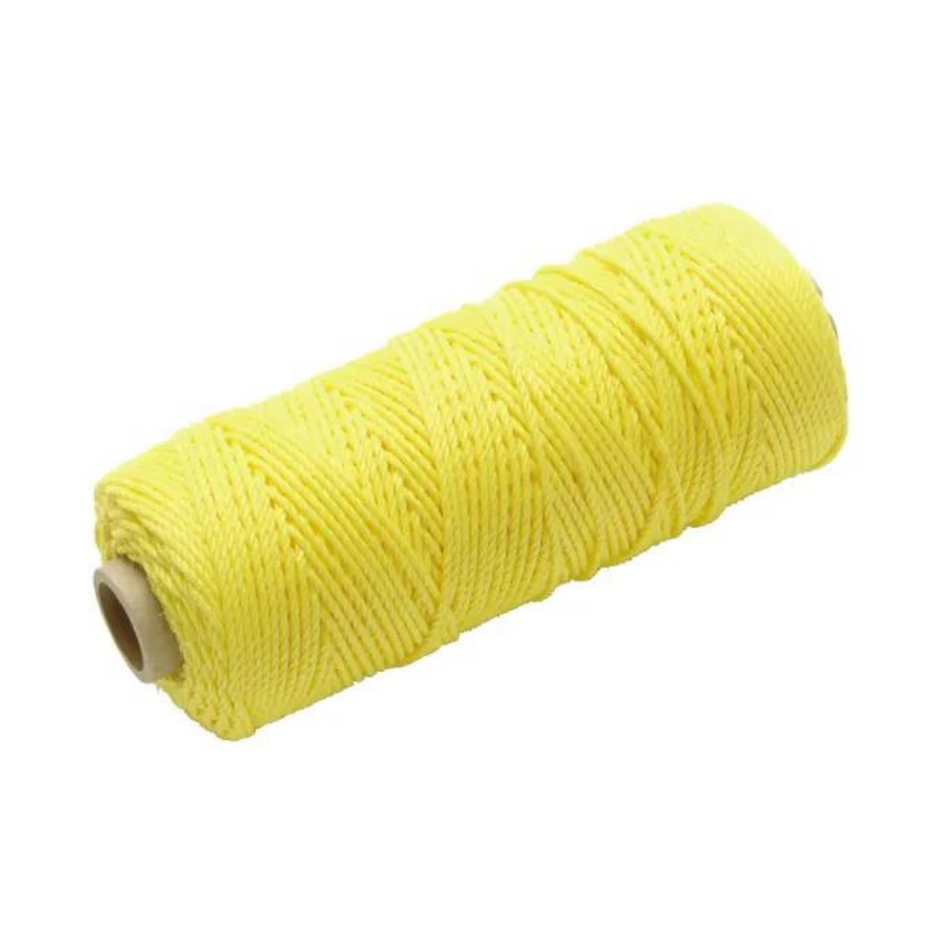 Faithfull FAIBLHVY Hi-Vis Nylon Brick Line 100m - Yellow