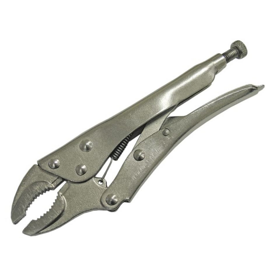 Faithfull FAIPLLOCK9 Locking Plier 230mm 9" Curved Jaw