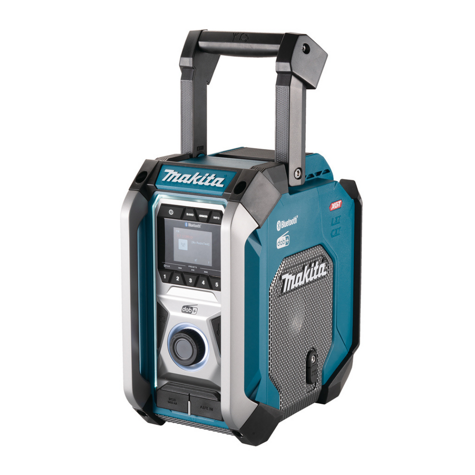 Makita MR007GZ CXT LXT XGT Bluetooth DAB Job Site Radio 12v-40v and 240v